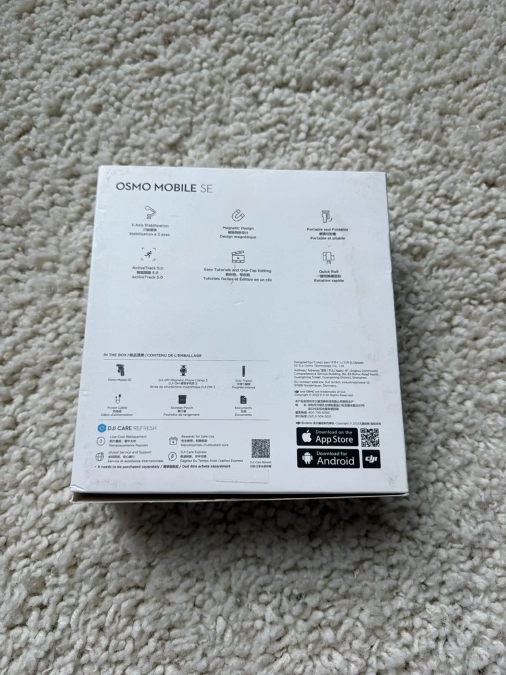 DJI Osmo Mobile SE Smartphone Gimbal Stabilizer